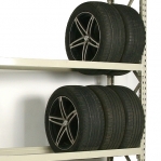 Tyre rack Add On Bay 2100x1400x500, 3 levels used, MAXI