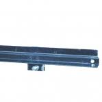 Plastic tray strip 555 mm with fixing to the perforated panel