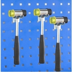 Double hook 64x11 mm, 3 pcs