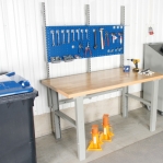 Worktable w. drawer un. 5 draw. 1600x800 mm, oak