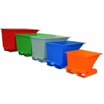 Tipping container 2500L red