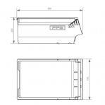 Ottolaatikko PPS 500x310x200mm