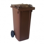 Refuse bin 120L blue