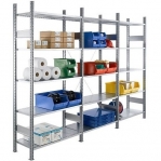 Extension bay 2500x1000x500, 5 shelves used Schäfer