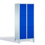 3-tier locker, 6 doors, 1850x810x500 mm