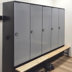 Locker with a bench, 4x300 1900x1200x830