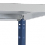 Peltihylly perusosa 2100x1000x500 200kg/hyllytasi,5 tasoa, sininen/Zn