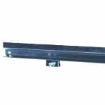 Plastic tray strip 555 mm with fixing to the perforated panel
