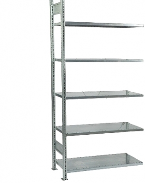 Extension bay 2500x1000x500, 5 shelves used Schäfer