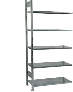 Extension bay 2500x1000x500, 5 shelves used Schäfer