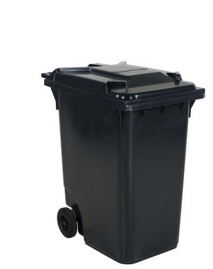 Refuse bin 360L, dark grey lid