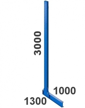 L-pylväs 1-puolinen 3000Kx1000/1300S STRONG
