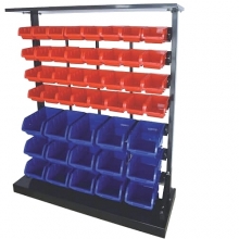 Storage bin rack Single, 32+15 bins 950W×340D×1160H