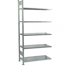 Extension bay 2500x1000x500, 6 shelves used Schäfer