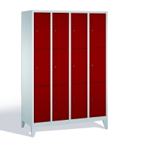 3-tier locker, 12 doors, 1850x1190x500 mm