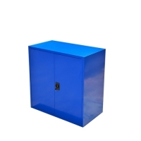 Tool cabinet 2 shelves 900x800x400 blue unmount, collapsible