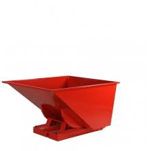 Tipping container 900L red