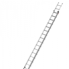 2-section extending ladder Prof 9,50m, 2x18 steps
